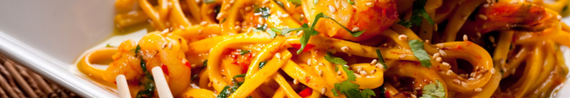 Eating Asian Fusion Chinese at Confucius Asian Bistro.